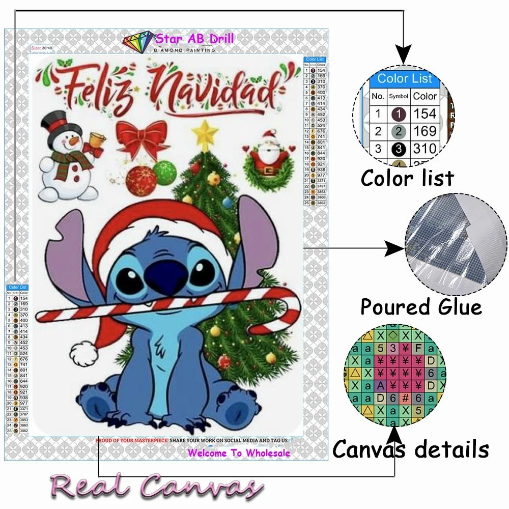 Disney Cross Stitch Kits Lilo And Stitch Cartoon Embroidery Supplies  Pattern Design Needle Arts & Craft Halloween Decorations - AliExpress