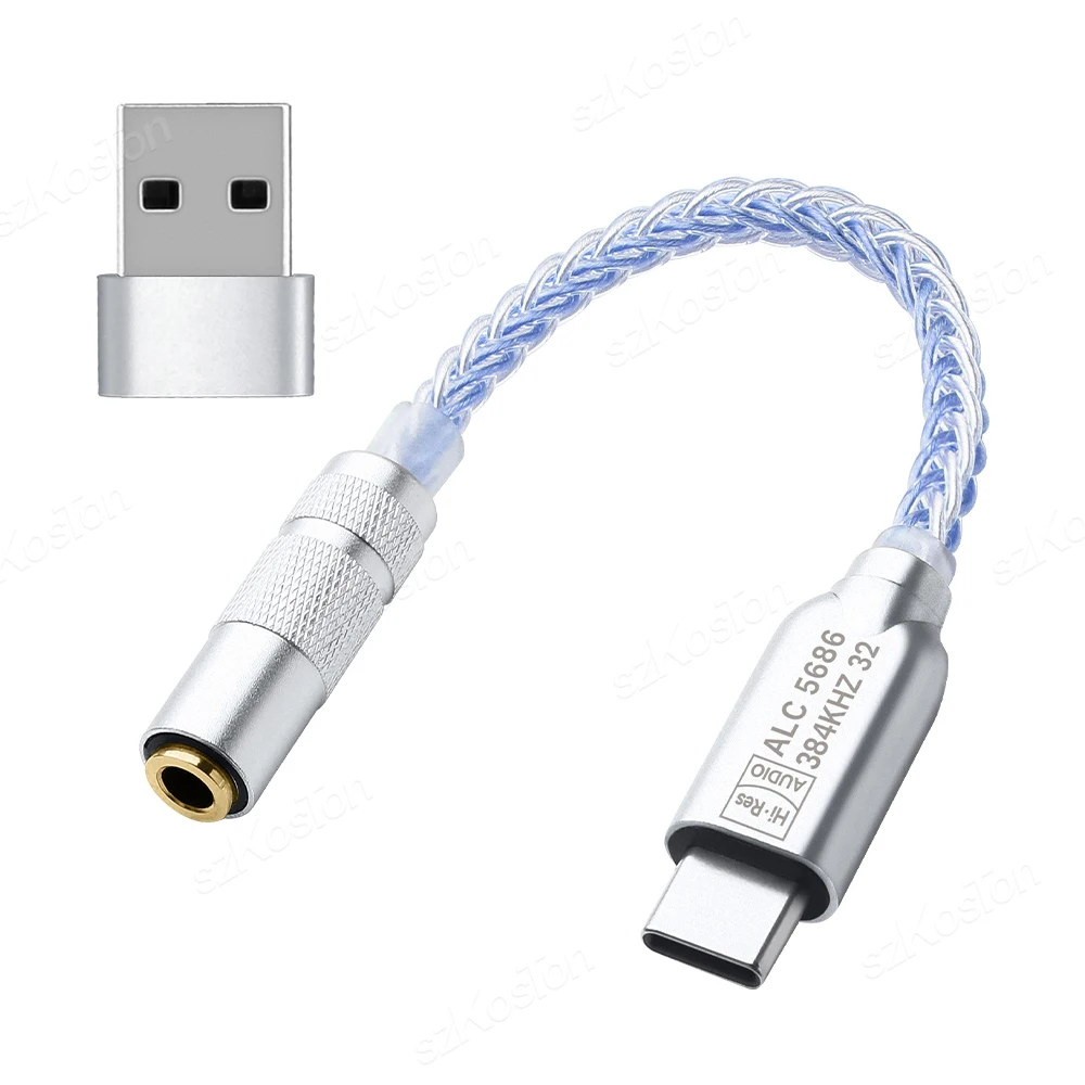 ตัวเลือกสินค้า สายแปลงเสียง Type-C เป็น 3.5 มม. คุณภาพ HiFi