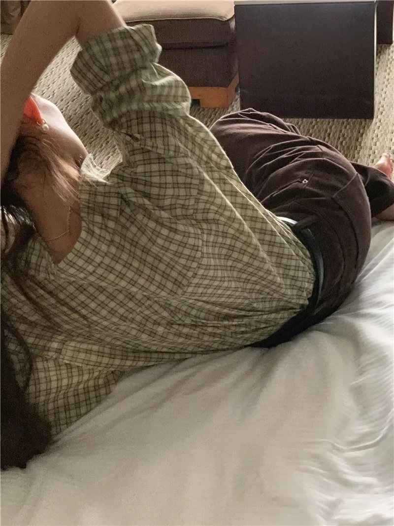 여성용 용수철 셔츠 블라우스, 맥시 블라우스, 시폰, 캐주얼, 우아한 빈티지, 긴팔, 오버사이즈, 루즈 화이트, 여름