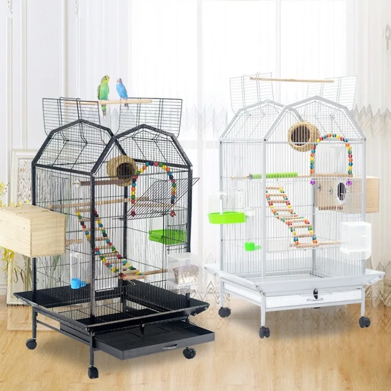 Curated visual reference: Durable Parrot Home Bird Aviary Reference: Extra Large Bird Cage For Parrots Spacious Eco Habitat For