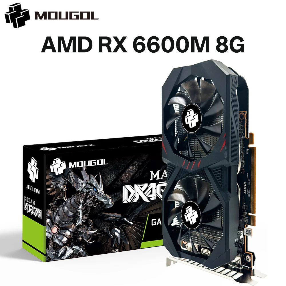 MOUGOL AMD Radeon RX6600M 8G Gaming Graphics Card GDDR6 GPU