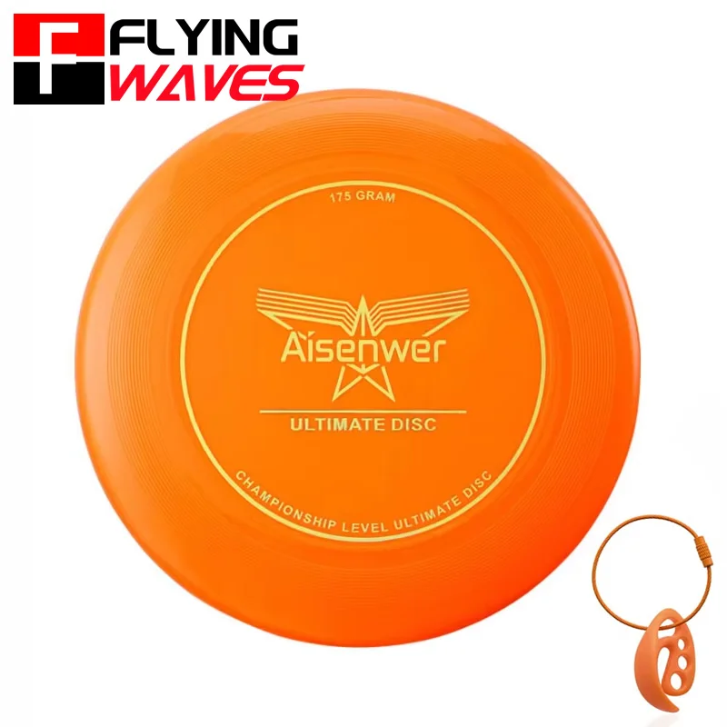 Professional 175g Ultimate Flying Disc Sport Disc Flying Saucer for Adult Teens Kids Pet Outdoor Game with Clasp flying disc
