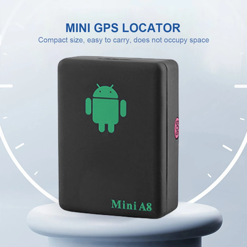 GPS Tracker Locator Device Real Time Tracking Finder Car Kids Pet For A8 Mini Power Adapter Key Wallet