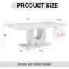 Coffee Table, Large Coffee Tables for Living Room, Rectangular, Tea Table 2