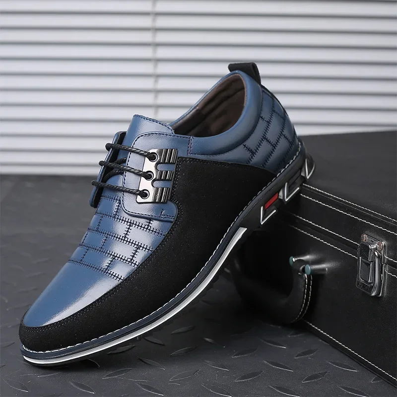 Leather Shoes Casual Leather Shoes for Men Business Shoes Office Comfort Working Footwear Man Loafers Big Size 38-50
