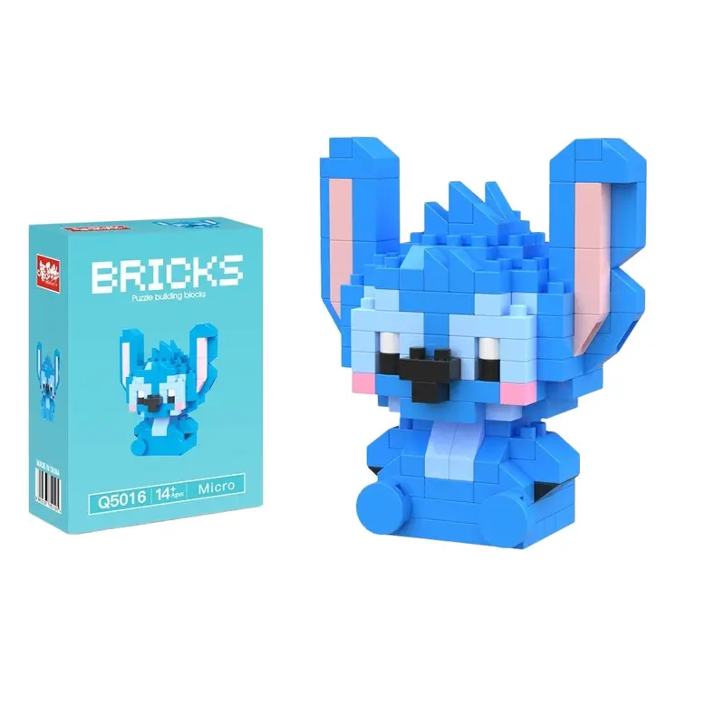 Disney 214 style Winnie LinaBell StellaLou Building Blocks Princess Cartoon Figrues Bricks Children's Assembly Toys Model Gift - Image 49