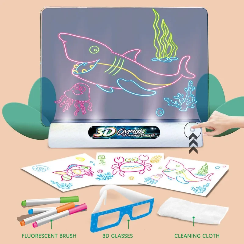 Magic Light Children Drawing Board