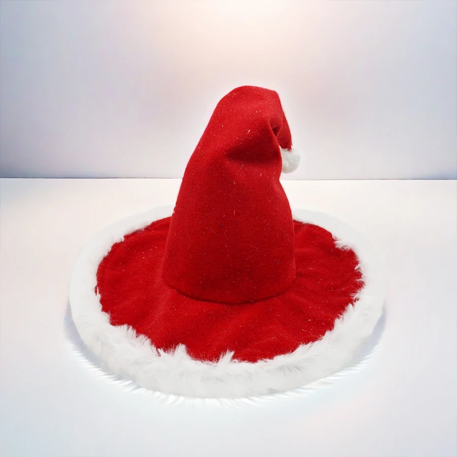Unisex Santa Hat - Extra Thick Fur Christmas Holiday Hat for Adults