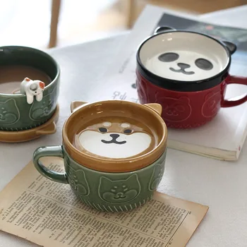 Ceramic Creative Animals Cup 2