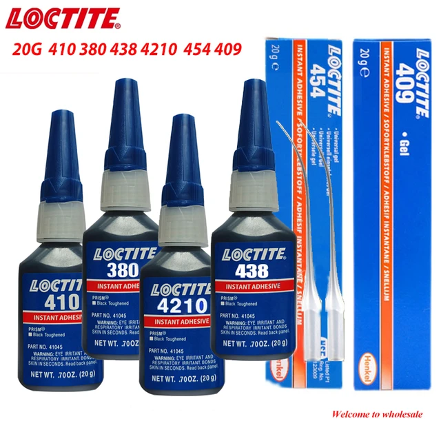 super glue Loctite 480 410 4210 380 438 Black enhanced Instant