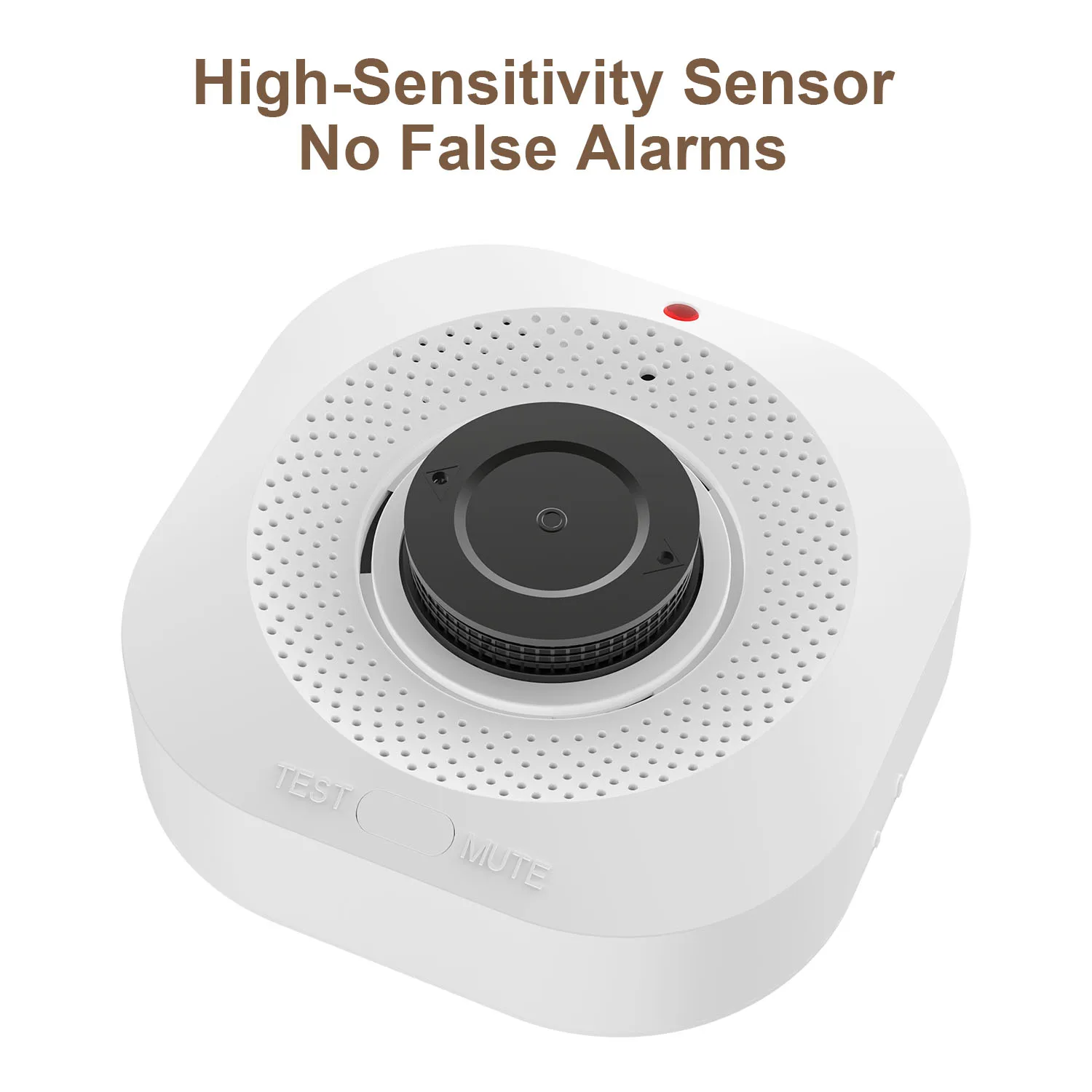 Independent Smoke Sensor Detector Fire Alarm System for Home Office Security Smoke Alarm Fire Protection - 4