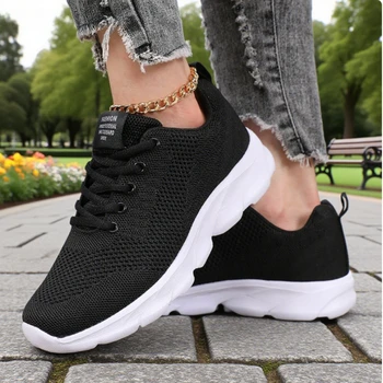 قادم جديد! أحذية رياضية نسائية شبكية عصرية خفيفة الوزن ماصة، تصميم رائع، أحذية تنس مريحة للتنفس 5