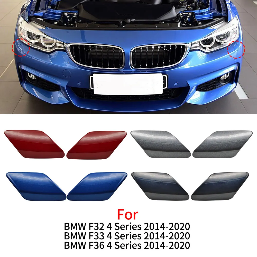 For BMW F32 F33 F36 M Car Front Bumper Headlight Washer Spray Cover Cap For BMW 4 Series Sport 420 425 430 435 440i 5111806681