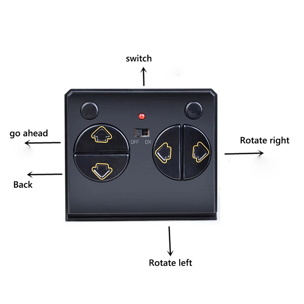 Sous-marin RC télécommandé avec hélice et antenne, jouet étanche pour piscine et bain