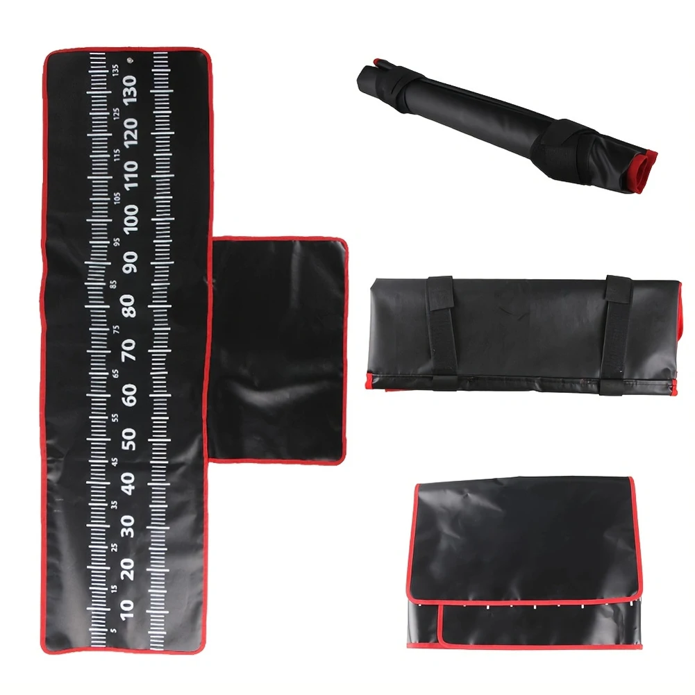 1Pcs Angeln Reise Aushaken Matte 140x35cm Mit Maßband Für Predator Angeln Aushaken Matte Zubehör – Detail 4