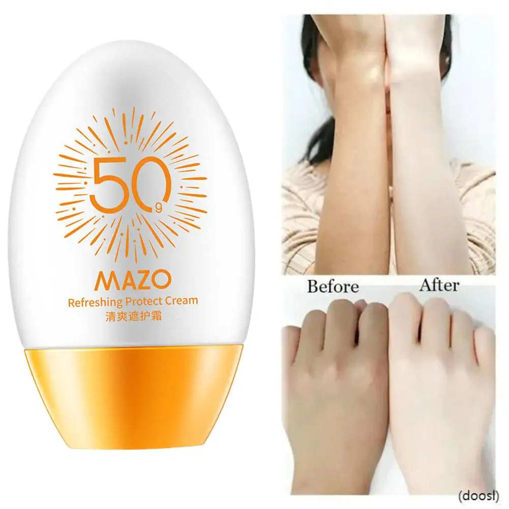 SPF50+ Sunscreen Cream Anti-UV Anti-sunburn Anti-aging Anti-waterproof Anti-sweatproof Refreshing Non Greasy Facial Skincare