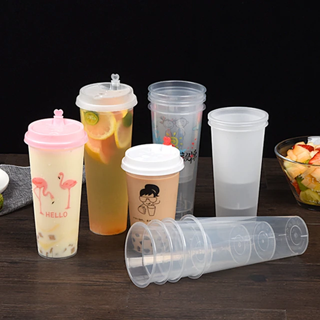 Disposable Hard Plastic Coffee Tea Cups