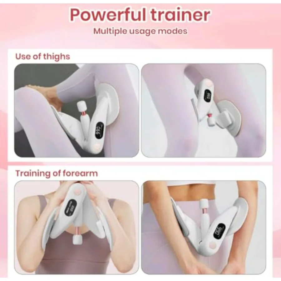 Thigh Master Exerciserl for Women - 50LB Resistance Band and Sweat Waist Trainer,Adjustable Resistance 360/ Trainer for Postpart