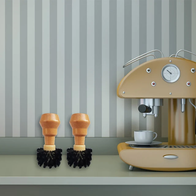 Védhető Kávéfőző Tamper Tisztító Kefe Eszpresszó Daráló Kávé Mosogató Porító Tisztítószerek Barista Konyhai Szerszámok - Image 3