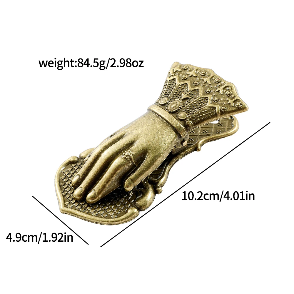 Noble Women's Handheld Vintage Hand Bookmark Holder 1pc For Girls Men Plated Sleeve Swing Clip Office Supplies for Writers