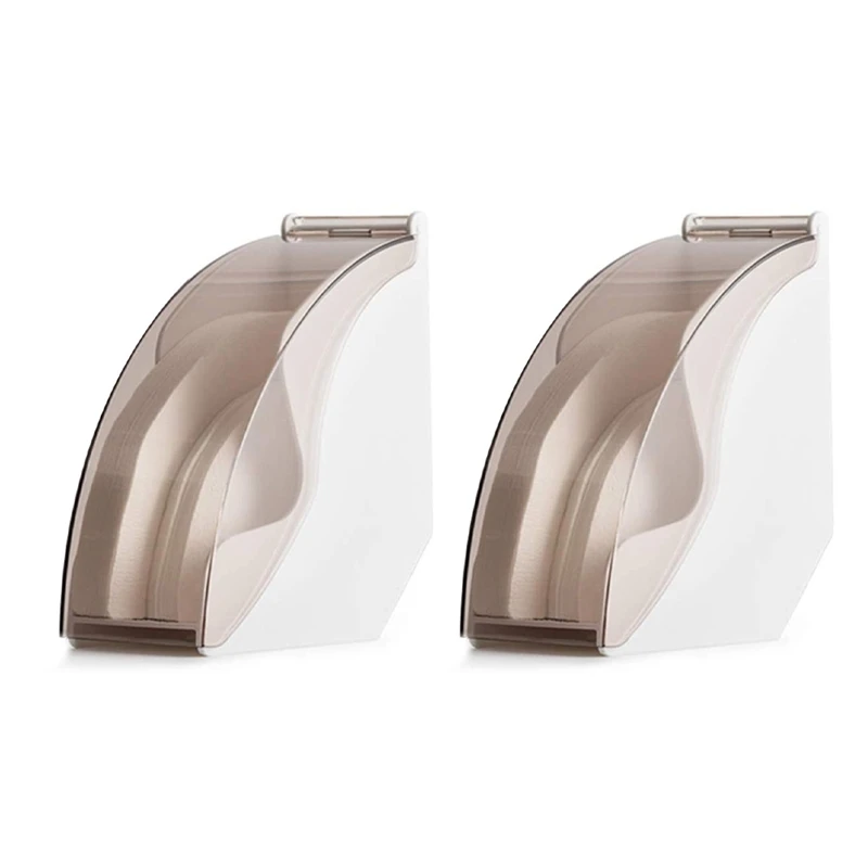 2X Coffee Filter Holder,Coffee Paper Storage Container Dispenser Rack Shelf for Aeropress,Chemex