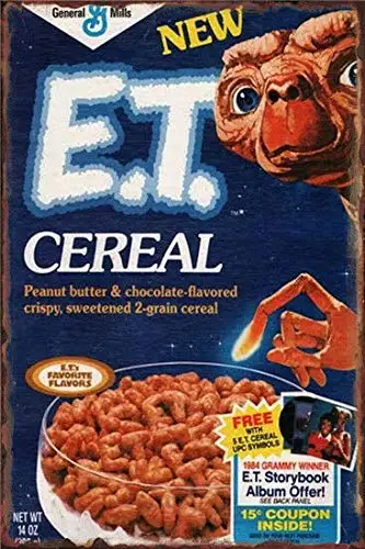 

Cereal Breakfast 8x12 Inch Metal Tin Wall Decor Home Bar Tin Sign Decor