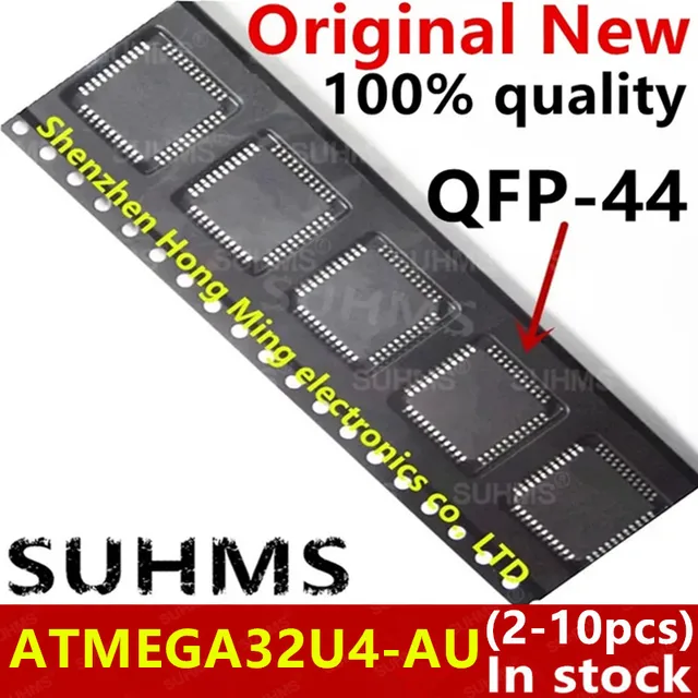 2-10piece)100% New ATMEGA32U4 ATMEGA32U4-AU QFP-44 Chipset 