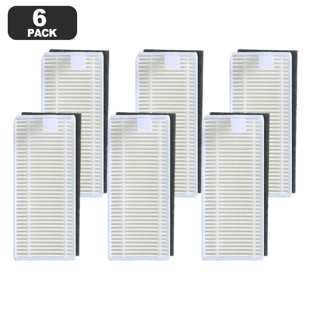 6Pcs HEPA Filter For Lefant Hepa Filter Replacement Accessories M310 Robot Vacuum Cleaner Washable Filter Household Clean Tools