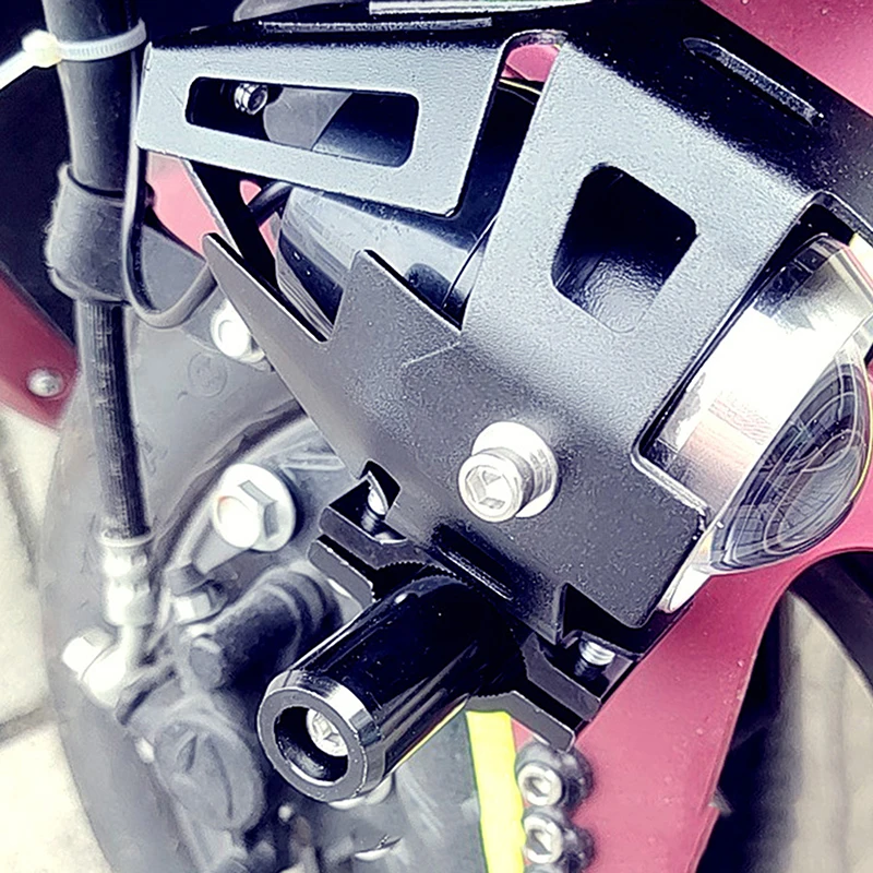 Motorrad Universal Halterung Stoßstange Modifizierte Scheinwerfer Ständer Scheinwerfer Verlängerung Pol Halter – Detail 1