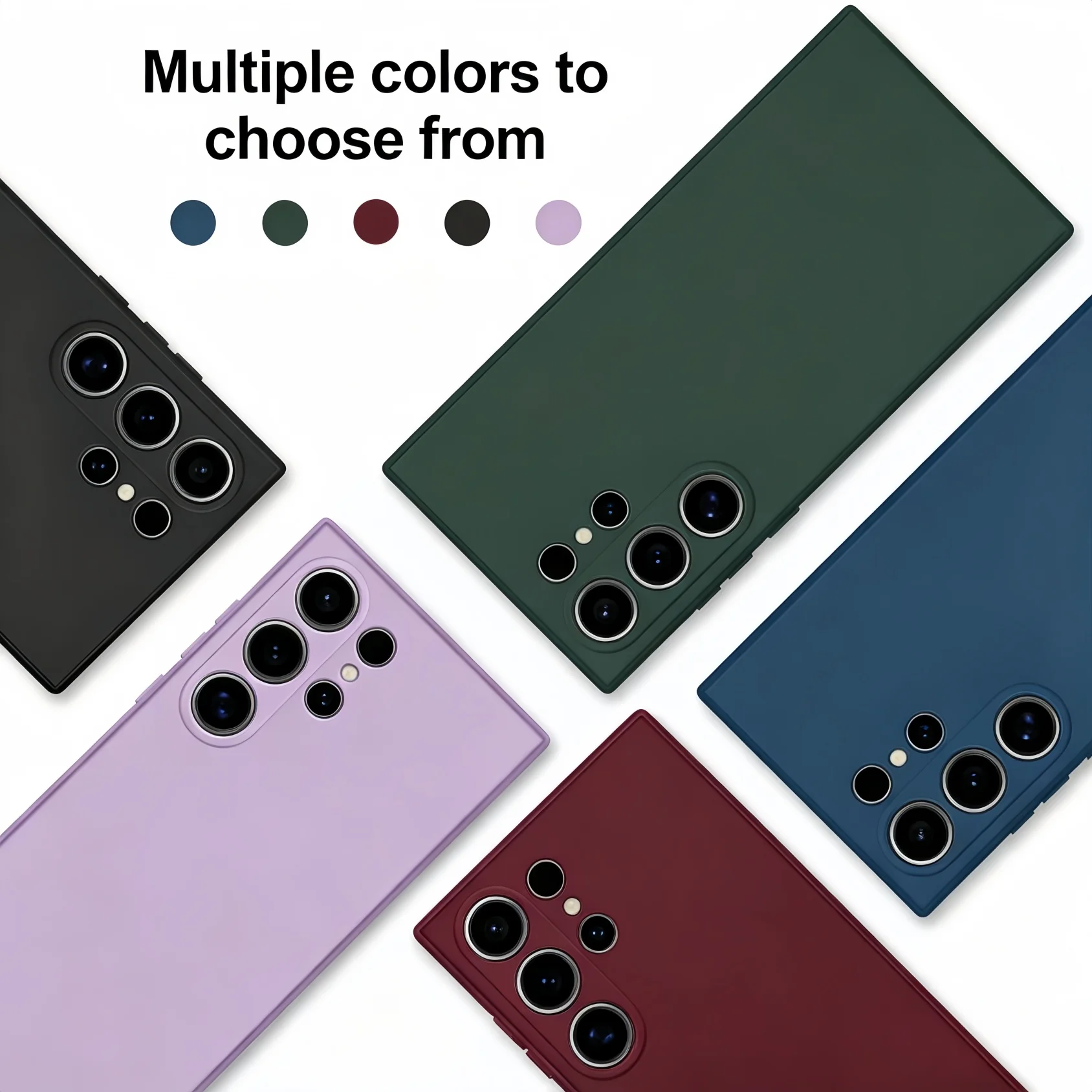 Noble Fashion Shockproof Protective Liquid Silicone Case