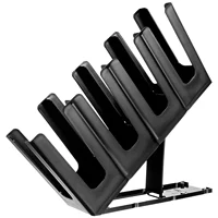 Slanted Four Grid Cup Holder Drinks Storage Rack Plastic for Paper Housewarming Gift Cups Organizer Shelf Stand Practical 1