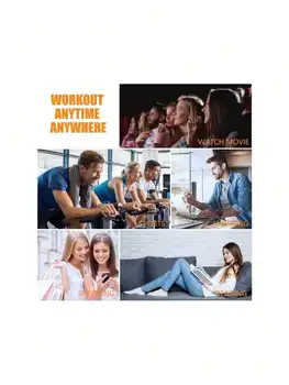 EMS Wireless Abdominal Muscle Stimulator Massager Fitness Abdominal Training, Home Arm/Leg Fitness Exercise Equipment 2