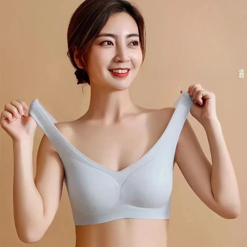 Summer Ultra-Thin Ice Silk Women's Underwear Bra