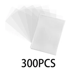 Card Sleeves - Clear Protective Holders for Trading Cards (66x91mm) - 300/100 Pack (3 Pack(300pcs))