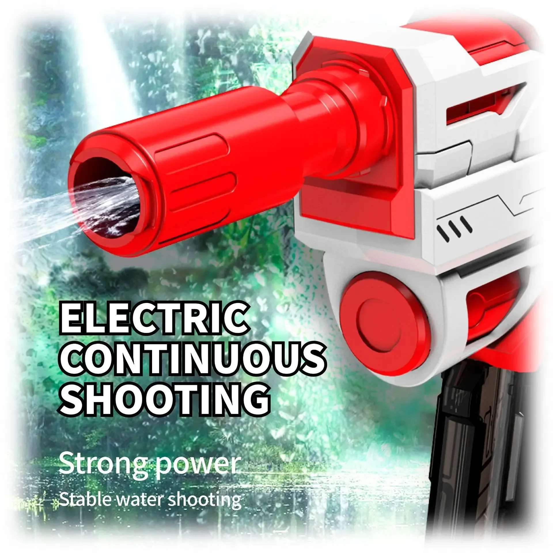 2024 Child Water Gun Pistol Toy Summer Beach Pool Outdoor Automatic Squirt Guns Electric Launcher Shooting Games Gift for Kid 2
