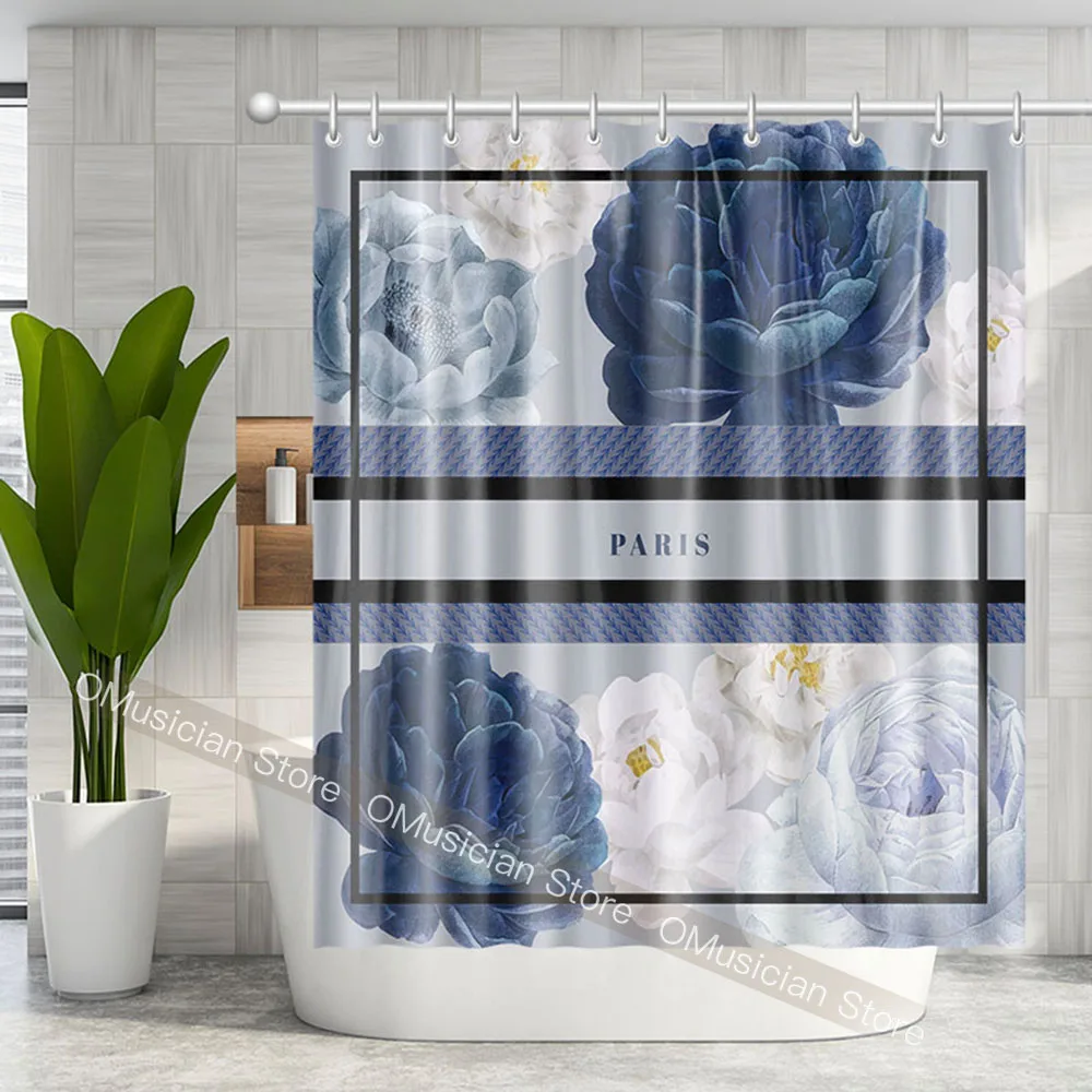 

OMusiciano European and American fashion and Exquisite printing 3D Shower curtain Gift Classic Fashion Design shower curtain