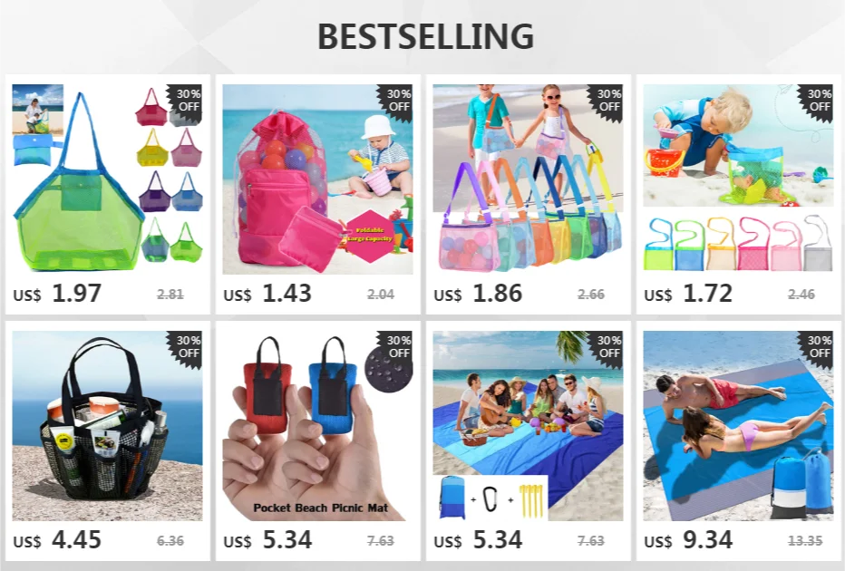 Oversize Sandfreie Strandmatte Und Reise Picknickdecke Tragbar_voghion.com
