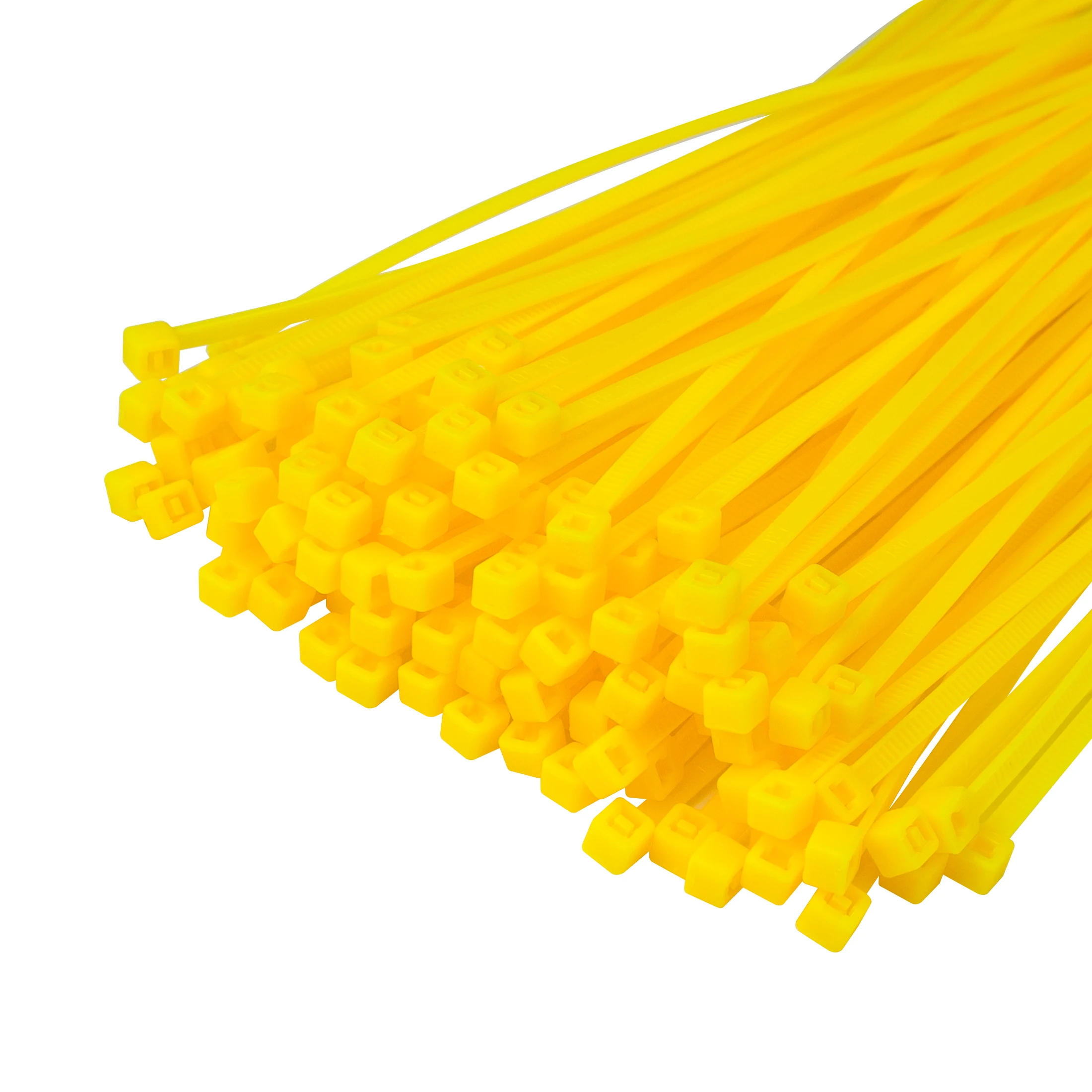 Multicolor Self-Locking Nylon Cable Ties - 3x200mm Plastic Wire Bundling Loops