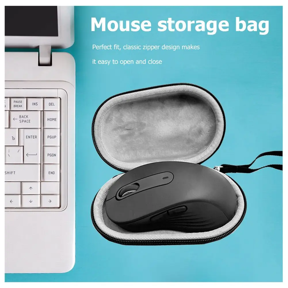 Logitech MX M650L용 - 무선 마우스 EVA 케이스 충격 방지 보관 파우치 및 내구성 있는 휴대용 가방