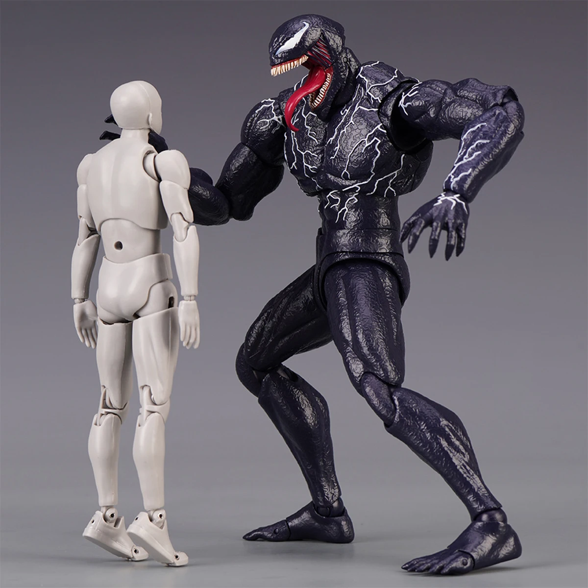 Dual Spider-Man Miles Morales & Venom Head Stainless Steel Water