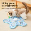 Automatic Wireless Smart Cat Toy 360° Rotation Smart Sensor Hide and Seek Cat Toy Artificial Feathers Cat Toy Pet Supplies ﻿ 2