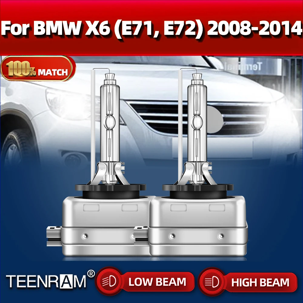

D1S Xenon Headlight Bulbs 6000K HID Lamp 35W 20000LM Auto Headlamps For BMW X6 (E71, E72) 2008 2009 2010 2011 2012 2013 2014