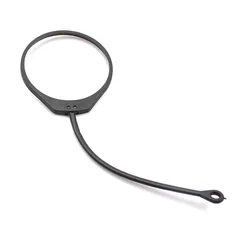 Enhanced Car Fuel Tank Cap Line - Durable Gasoline Cap Rope Replacement (Line with Ring)