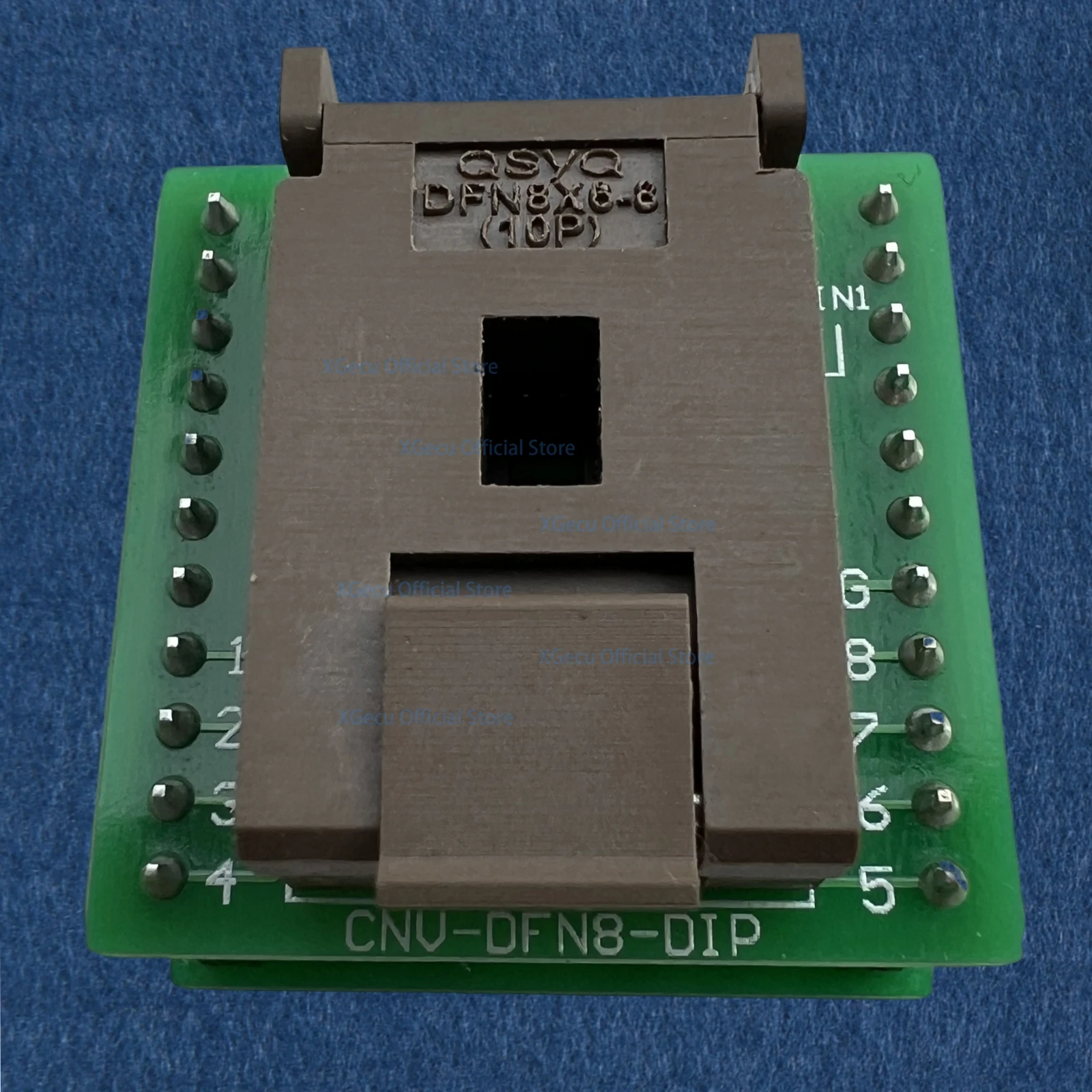 

DFN8/ QFN8 / WSON8 / MLF8 /MLP8 TO DIP8 universal socket/adapter CNV-DFN8-DIP8 DFN8X6-8 (10P) for 8X6MM IC chips BIOS flash