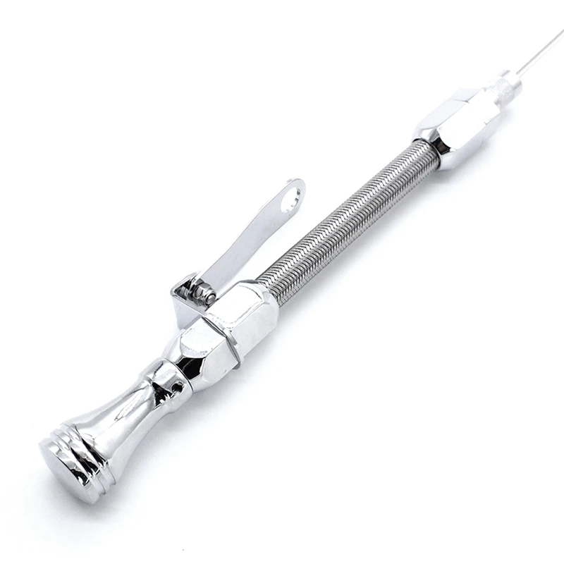 스테인리스 편조 방화벽 엔진 오일 딥스틱, Pre-79 초기 SBC Chevy 265 283 327 350