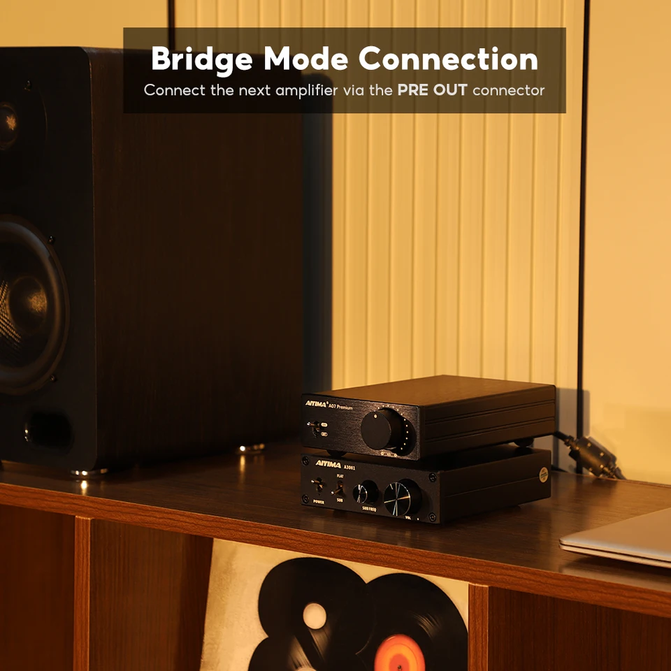 AIYIMA A07 プレミアムアンプ TPA3255 パワー 300Wx2 クラス D