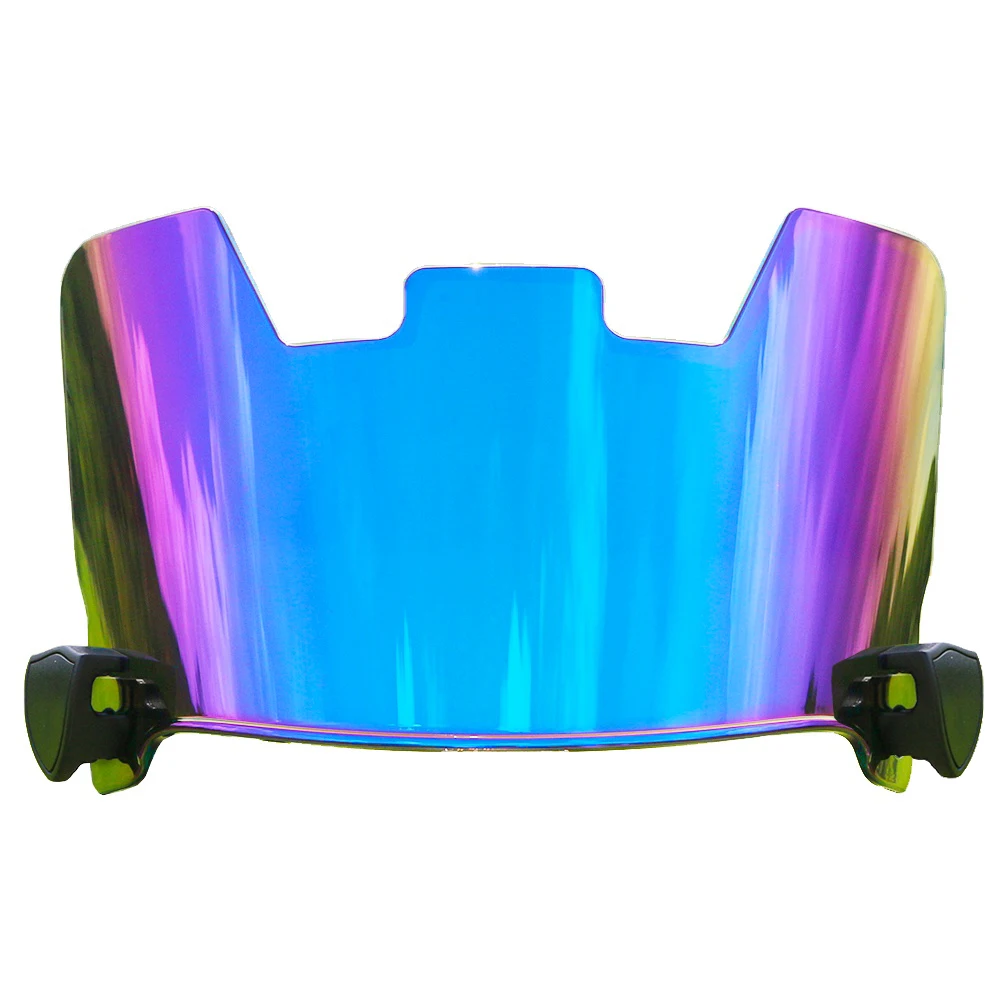 New Clearance Sale Cheap Football Visors with Clip Rugby Rainbow American Football Helmet Visor
