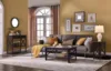 Oxford Coffee Table with Thicker Legs, Espresso Wood Coffee Table with Storage for Living Room 3