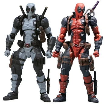 AMAZING YAMAGUCHI Deadpool 2.0 Grey Action Figure Mutants Joint Movable KAIYODO Wade SHF Model Movie Toys for Kids Gift 1