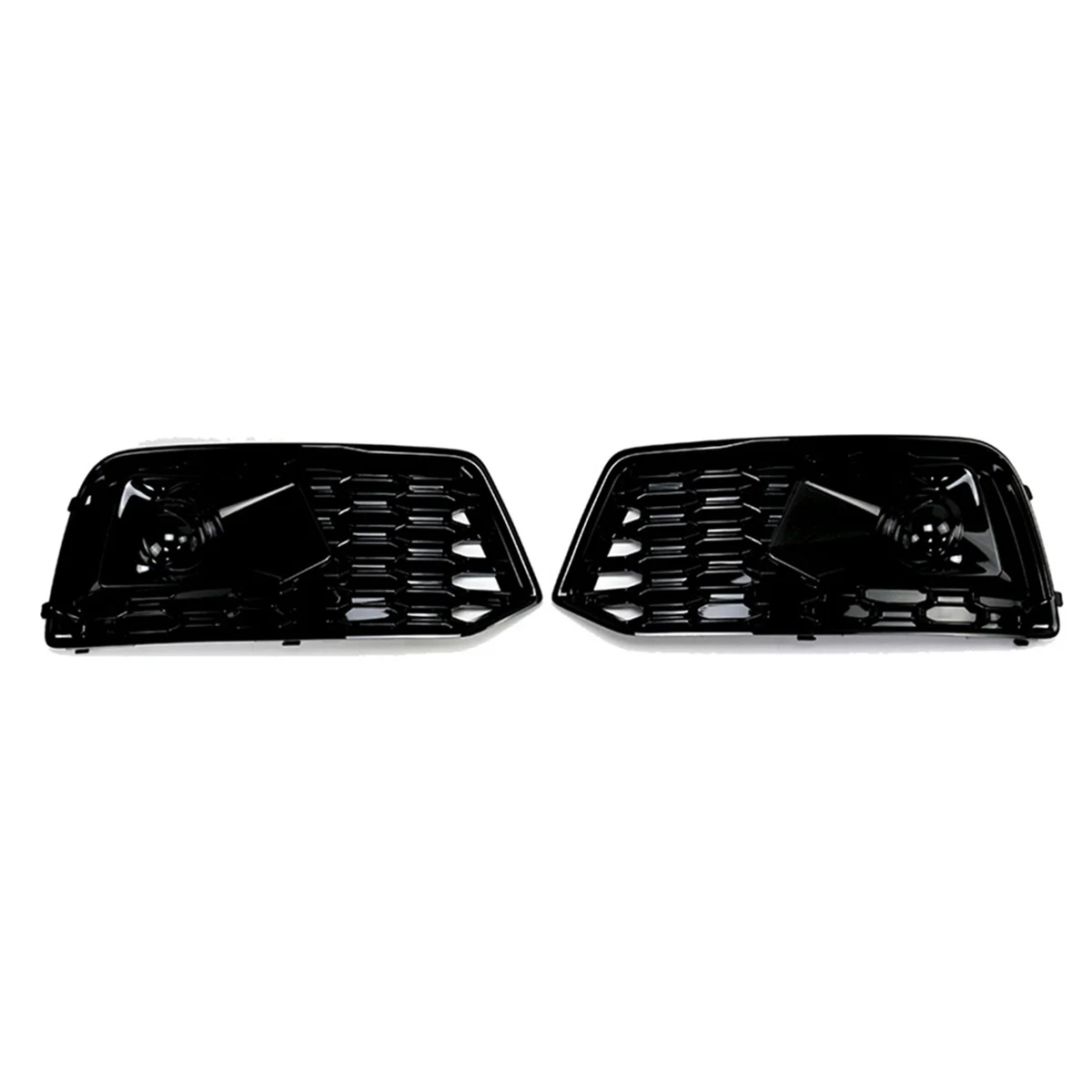 

For Audi Q5L 2018-2020 Car Front Fog Light Lamp Cover RSQ5 Style Grille